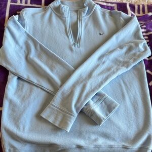 Vineyard Vines Boys Baby Blue Half-Zip Pullover